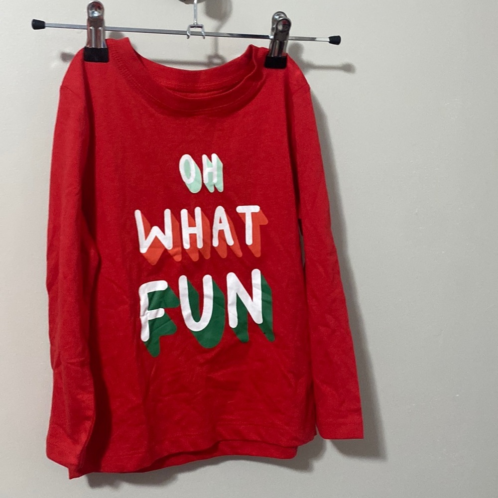NWOT! Holiday Children’s Top Christmas -‎ oh what fun